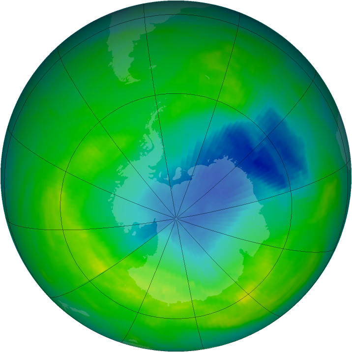Ozone Map 1984-11-12